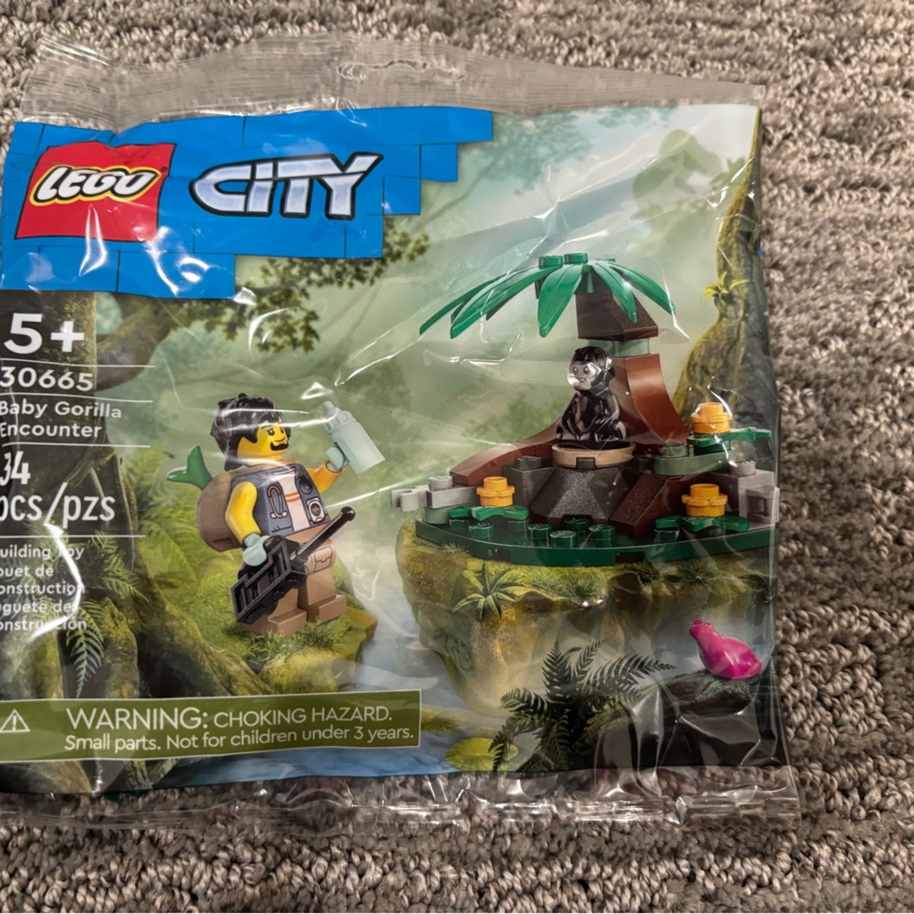 Lego jungle gorilla baby polybag 30665